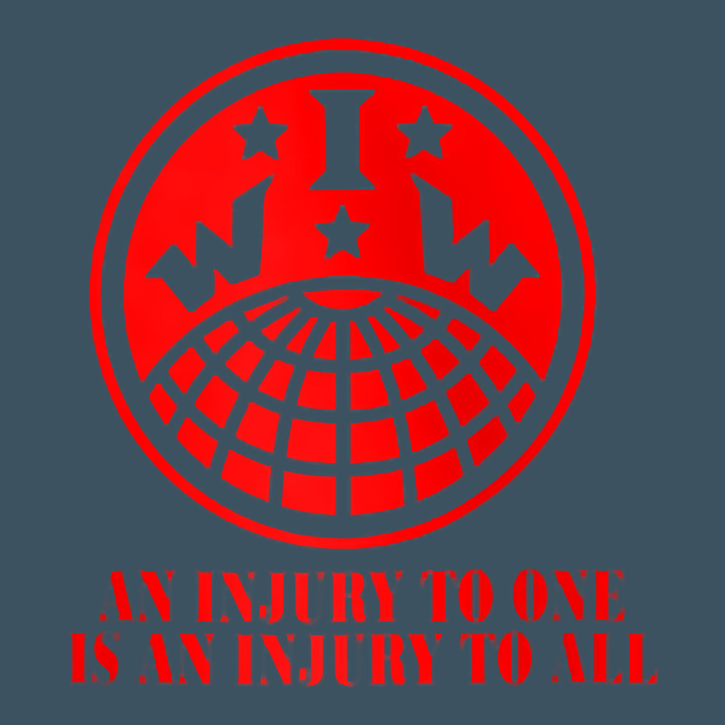 Iww Injury One Is Injury To All Front And Back Red Zip Hoodie Urban Heavy Tee by linhVisuals | Teevron