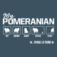 Dog Pomeranian Cute Dog Puppy Pet Black Paw Urban Heavy Tee | Teevron