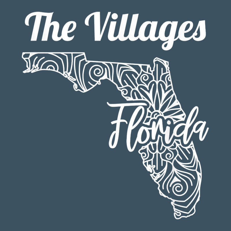 The Villages Fl   Florida City Mandala T Shirt Urban Heavy Tee by linhVisuals | Teevron