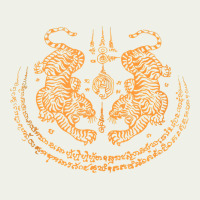 Twin Tiger Sak Yant Tattoo Muay Thai Thailand Martial Art Tank Top Urban Heavy Tee | Teevron