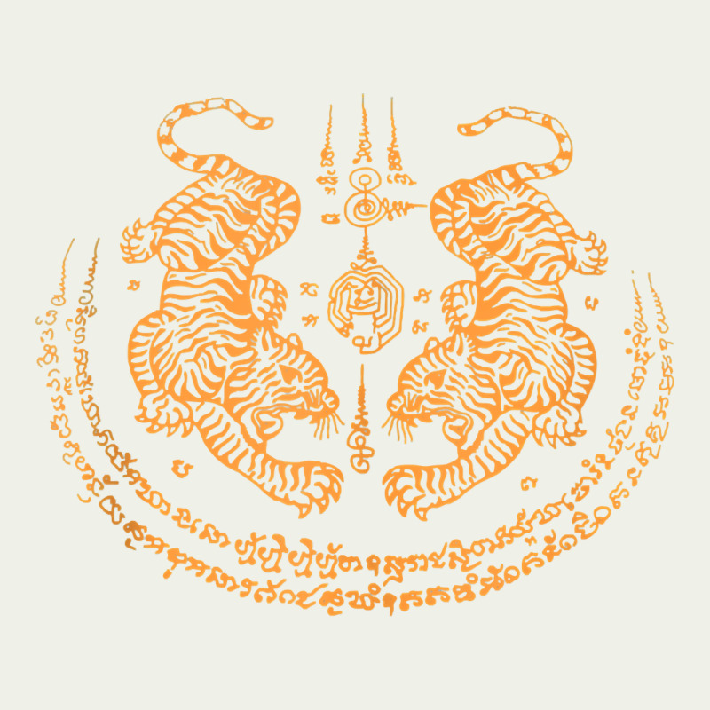 Twin Tiger Sak Yant Tattoo Muay Thai Thailand Martial Art Tank Top Urban Heavy Tee by linhVisuals | Teevron