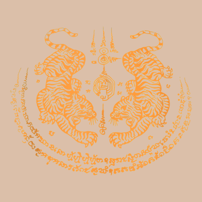 Twin Tiger Sak Yant Tattoo Muay Thai Thailand Martial Art Tank Top Urban Heavy Tee by linhVisuals | Teevron