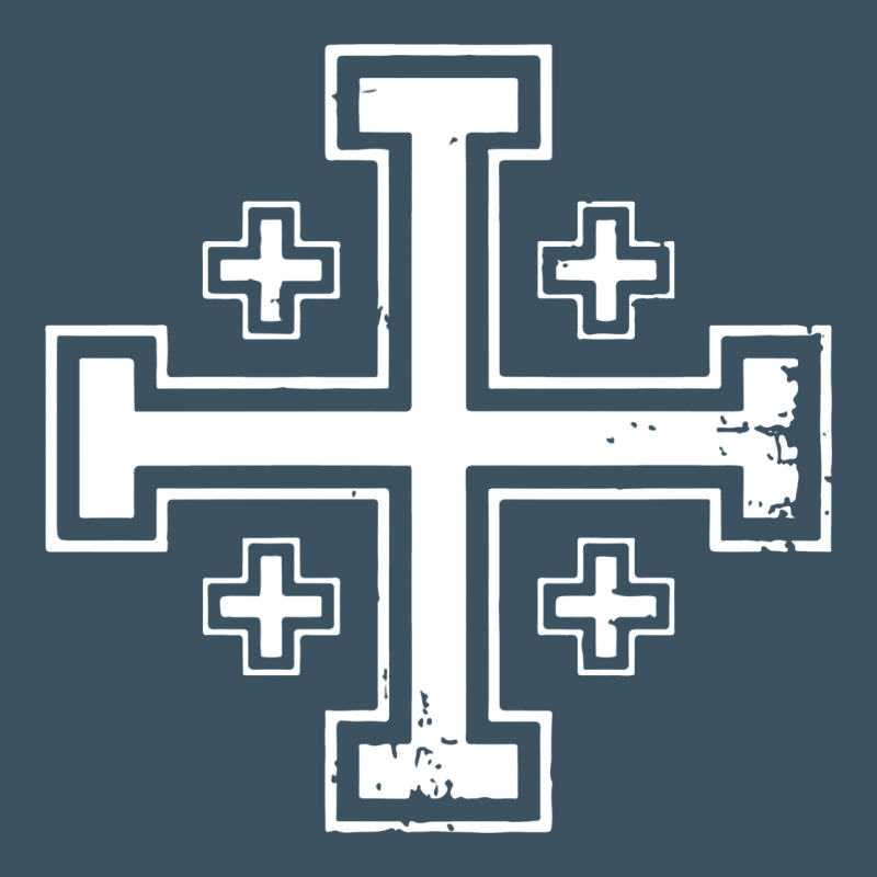 Crusader Cross Of Jerusalem Knights Templa Urban Heavy Tee by linhVisuals | Teevron