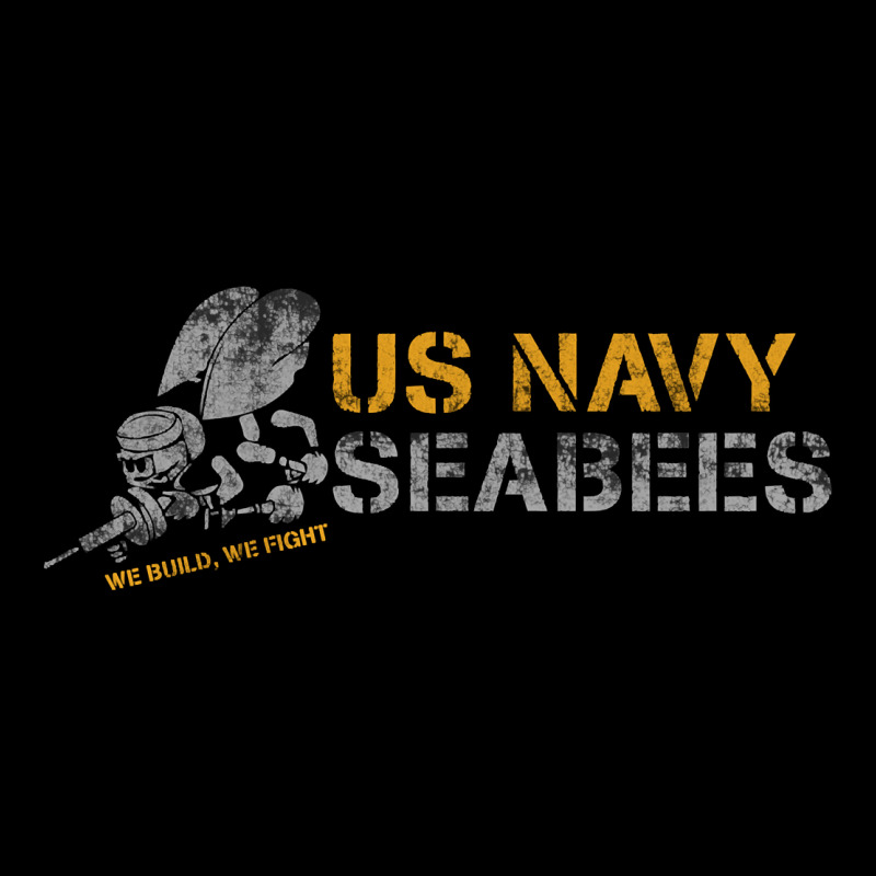 Us Navy Seabees We Build, We Fight Us Navy Sweatshirt Urban Heavy Tee by linhVisuals | Teevron