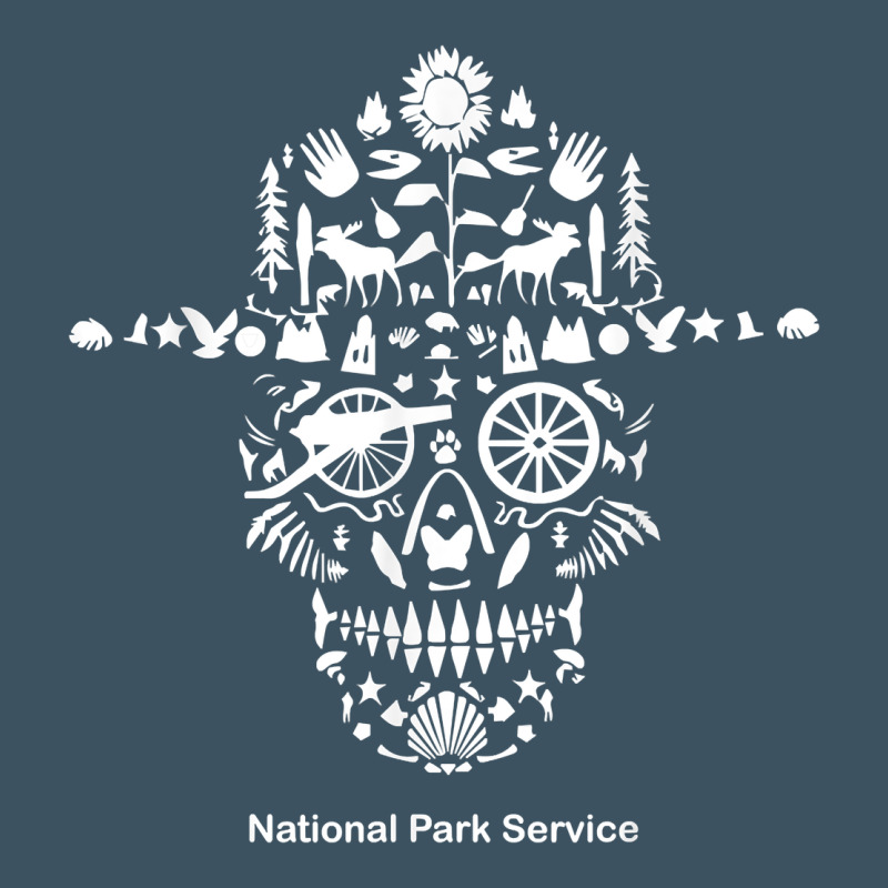 National Park Service, Skull Animals Hiking Camping Eliments T Shirt Urban Heavy Tee by linhVisuals | Teevron