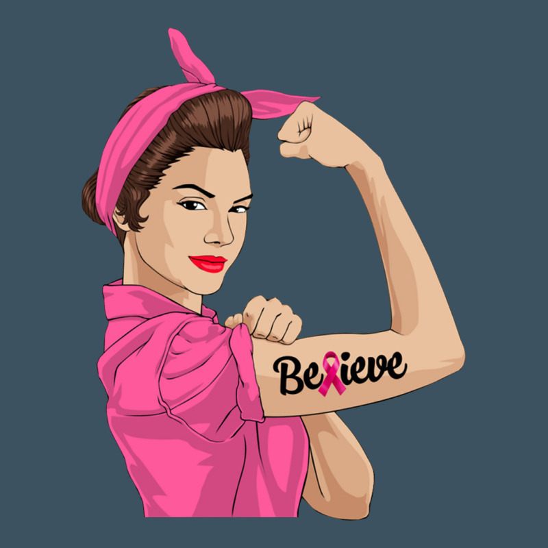 Believe Cancer Awareness Women Gift Urban Heavy Tee by linhVisuals | Teevron