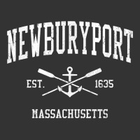 newburyport ma vintage crossed oars & boat anchor sports t shirt | Teevron