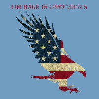 Courage Is Contagious And Eagle Urban Heavy Tee | Teevron