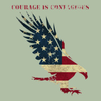 Courage Is Contagious And Eagle Urban Heavy Tee | Teevron