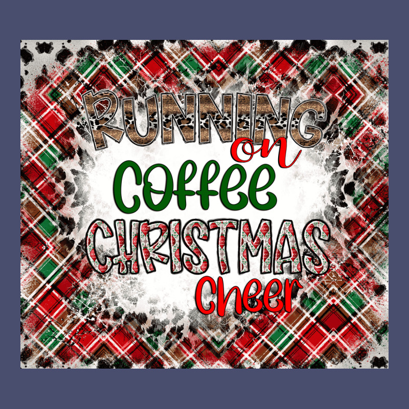 Running On Coffee And Christmas Vintage Tee by CowhideDigitalArt | Teevron