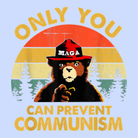 Vintage Only You Can Prevent Communism Funny Bear Camping T Shirt Urban Heavy Tee | Teevron