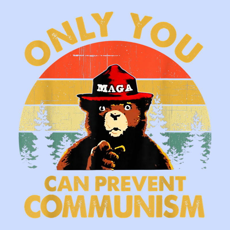 Vintage Only You Can Prevent Communism Funny Bear Camping T Shirt Urban Heavy Tee by linhVisuals | Teevron