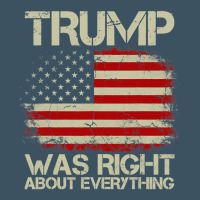 Vintage Usa American Flag Trump Was Right About Everything Pullover Ho Urban Heavy Tee | Teevron