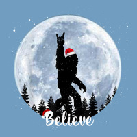 Santa Bigfoot Christmas Rock Funny Sasquatch Believe Xmas T Shirt Urban Heavy Tee | Teevron