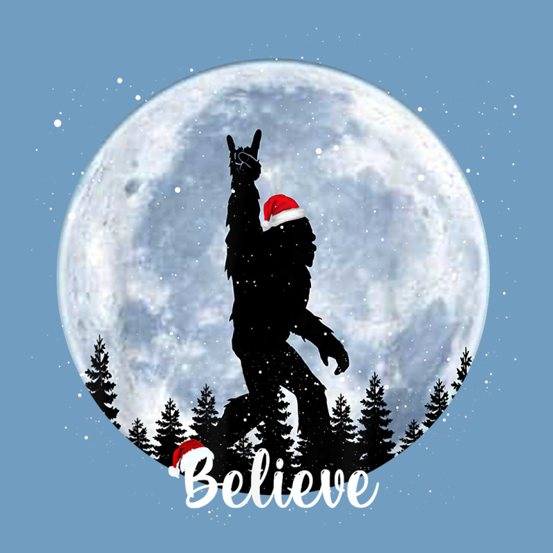 Santa Bigfoot Christmas Rock Funny Sasquatch Believe Xmas T Shirt Urban Heavy Tee by linhVisuals | Teevron