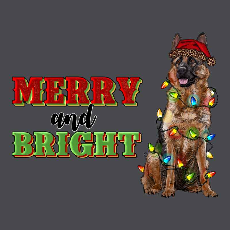 Merry And Bright German Shepherd Zipper Hoodie by RanaPortraitStore | Teevron