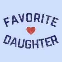 Womens Favorite Daughter Heart Distressed Vintage Faded Classic T Shir Urban Heavy Tee | Teevron
