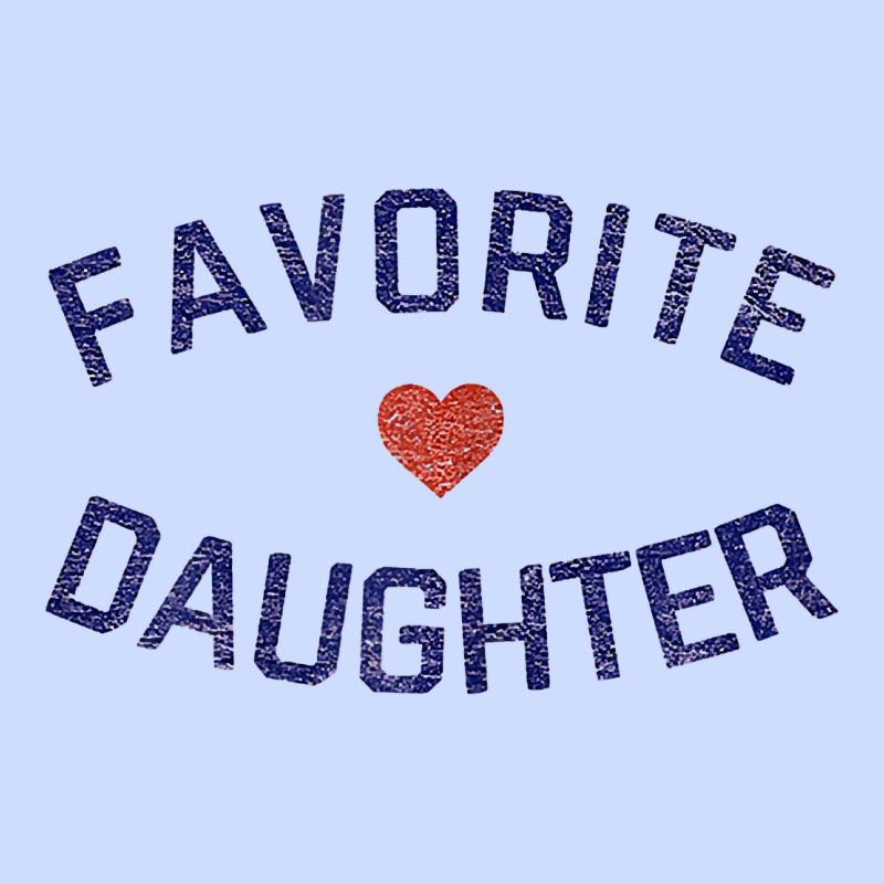 Womens Favorite Daughter Heart Distressed Vintage Faded Classic T Shir Urban Heavy Tee by linhVisuals | Teevron