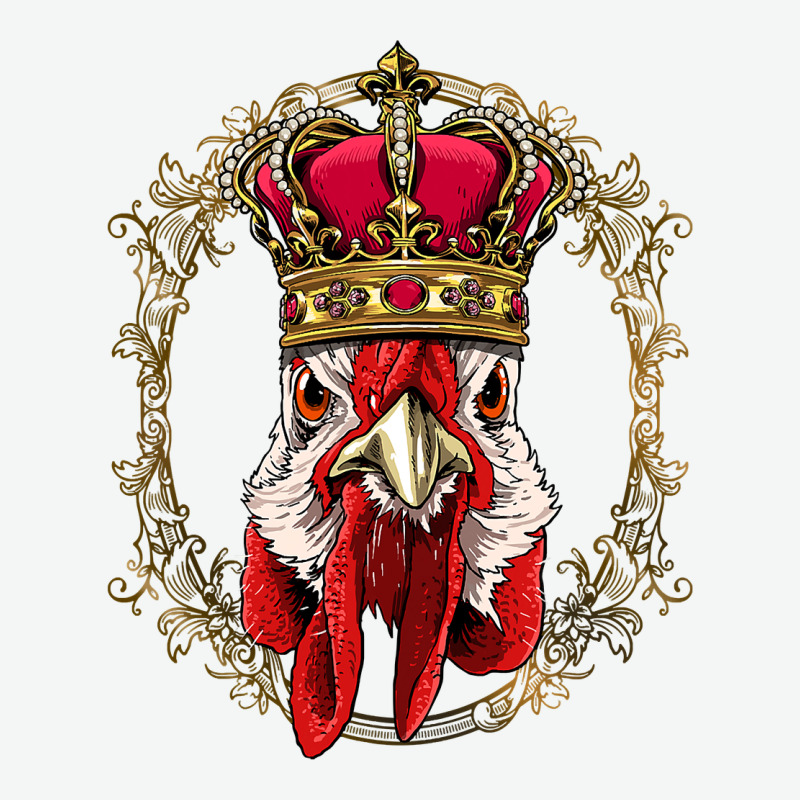 Chicken Chick King Chicken Wearing Crown Queen Chicken Animal 228 Roos Urban Heavy Tee by linhVisuals | Teevron