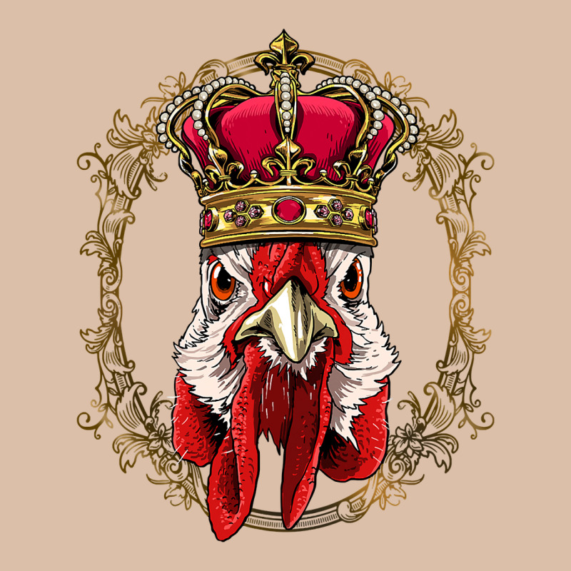 Chicken Chick King Chicken Wearing Crown Queen Chicken Animal 228 Roos Urban Heavy Tee by linhVisuals | Teevron