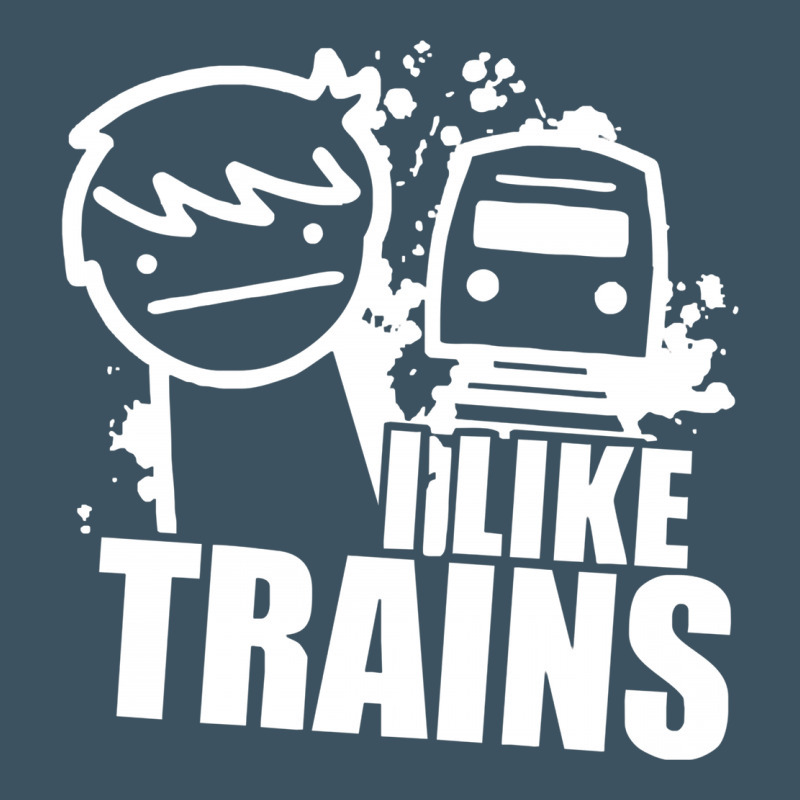 I Like Trains Urban Heavy Tee by linhVisuals | Teevron