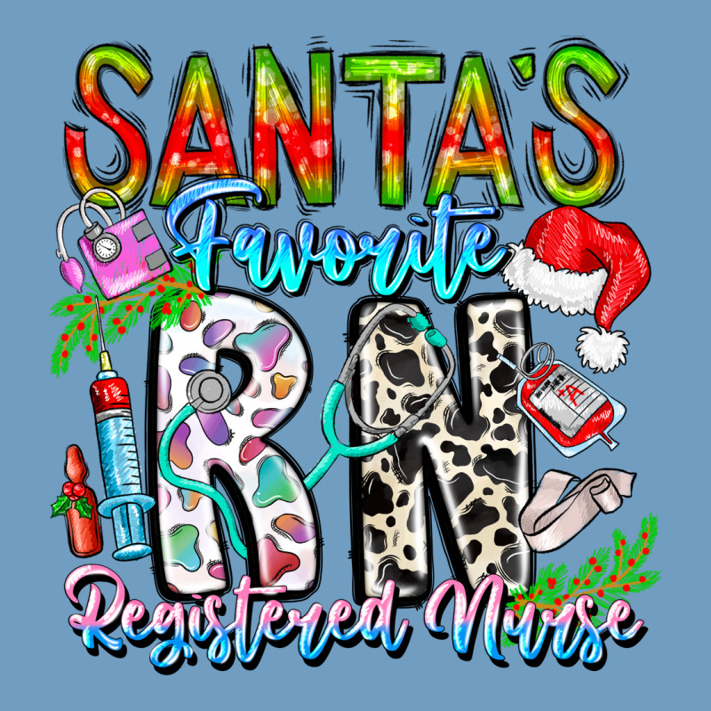 Santa's Favorite Rn Registered Nurse Urban Heavy Tee by CowhideDigitalArt | Teevron
