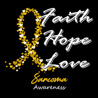 Sarcoma Awareness T  Shirt Sarcoma Awareness Faith Hope Love   In This Urban Heavy Tee | Teevron
