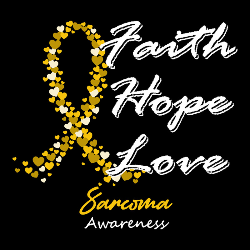 Sarcoma Awareness T  Shirt Sarcoma Awareness Faith Hope Love   In This Urban Heavy Tee by linhVisuals | Teevron