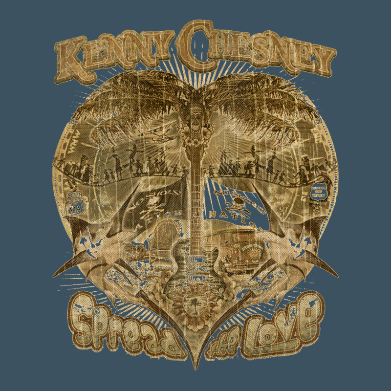 Kenny Chesney Vintage Art Urban Heavy Tee by linhVisuals | Teevron