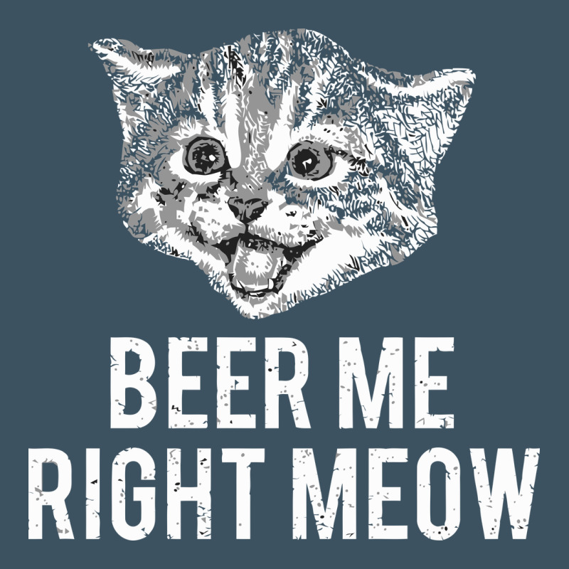 Beer Me Right Meow Urban Heavy Tee by linhVisuals | Teevron