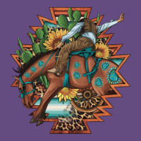Bucking Bronco Aztec Shape Background Vintage Hoodie | Teevron