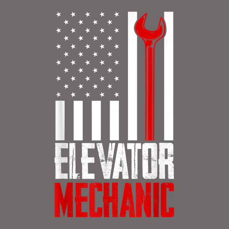 Elevator Mechanic American Flag Gift For Elevator Technician T Shirt Urban Heavy Tee by linhVisuals | Teevron
