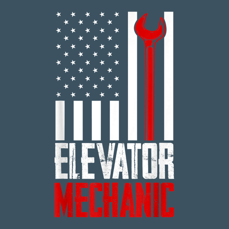 Elevator Mechanic American Flag Gift For Elevator Technician T Shirt Urban Heavy Tee by linhVisuals | Teevron