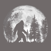 Bigfoot In The Forest Hiding At Night Full Moon Trees Nature T Shirt Urban Heavy Tee | Teevron