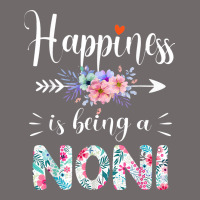 Happiness Is Being A Noni Ever Women Floral Decor Urban Heavy Tee | Teevron
