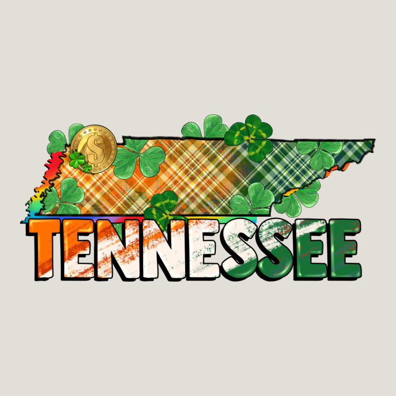 Tennessee Map St Patricks Day Heavy Core Tee by FaDigitalArtStudio | Teevron