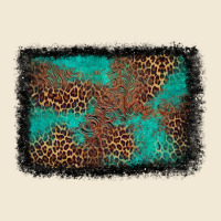 Western Leopard Turquoise Glitter Tooled Leather Premium Tee | Teevron