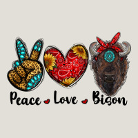 Peace Love Bison Heavy Core Tee | Teevron