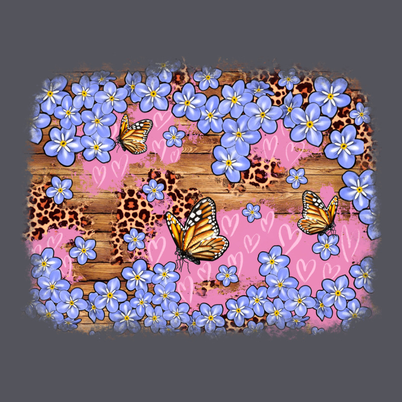 Easter Butterfly Leopard Background Vintage Hoodie by Artiststas | Teevron