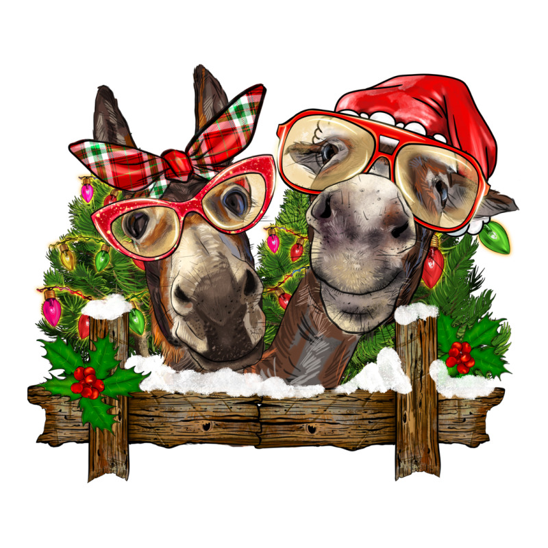 Christmas Donkeys Classic Tee by BarkalooDesign | Teevron