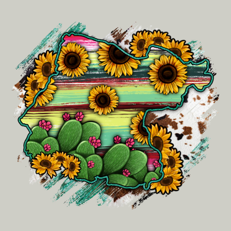 Guanajuato Sunflower Serape Map Heavyweight Hoodie by RanaPortraitStore | Teevron