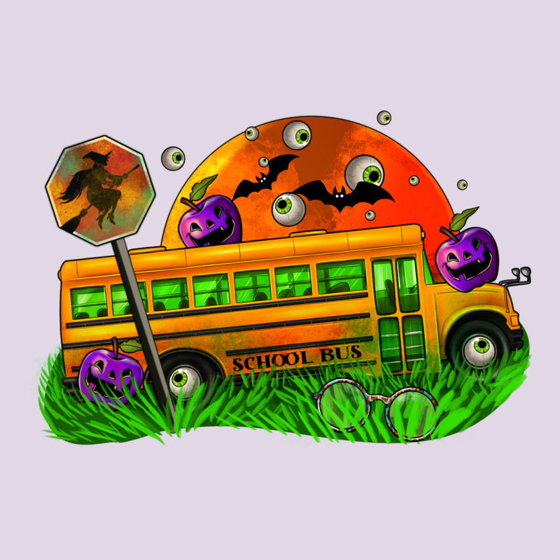 Halloween School Bus Classic Tee by FaDigitalArtStudio | Teevron