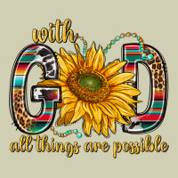 With God All Things Are Possible With Sunflower Bbs Heavy Core Tee | Teevron