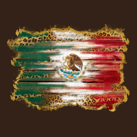 Mexican Flag With Leopard Heavy Core Tee | Teevron