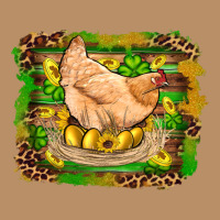 St Patricks Day Farm Chicken Gold Eggs Leopard Serape Glitter Vintage Hoodie | Teevron