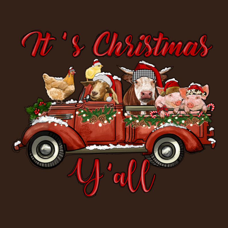 It's Christmas Y'all Truck With Farm Animals Heavy Core Tee by RanaPortraitStore | Teevron