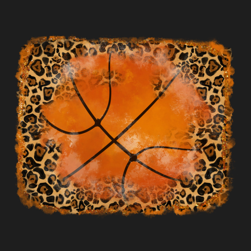 Glitter Leopard Basketball Background Heavyweight Hoodie by RanaPortraitStore | Teevron