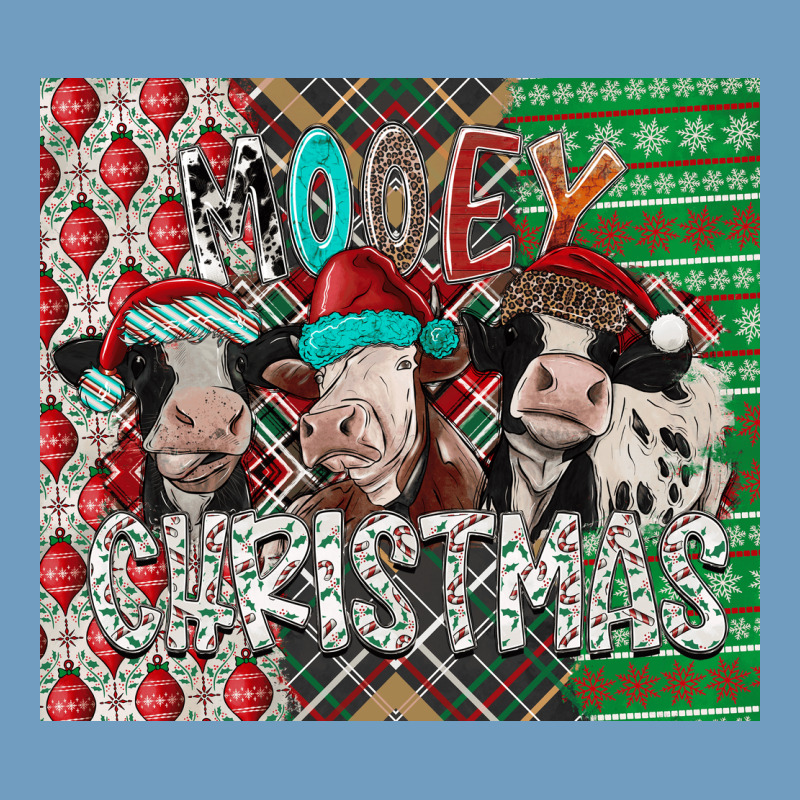 Mooey Christmas Urban Heavy Tee by CowhideDigitalArt | Teevron