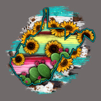West Virginia Map Sunflower Cactus Serape Urban Hoodie | Teevron