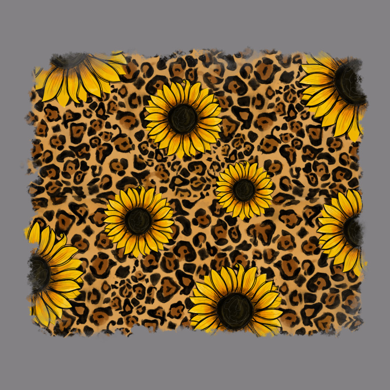 Leopard Sunflowers Background Heavyweight Hoodie by RanaPortraitStore | Teevron